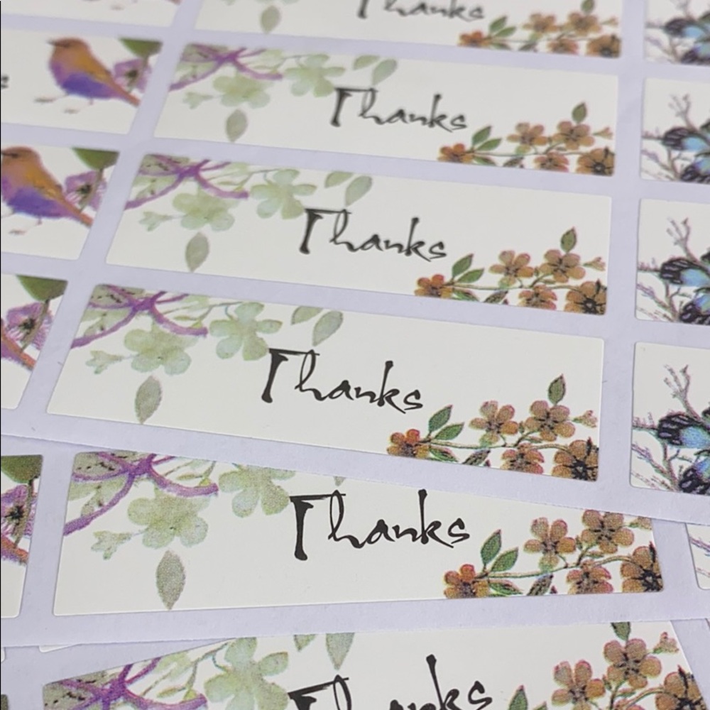 75 Thanks Stickers PRICE IS FIRM - Picture 6 of 8